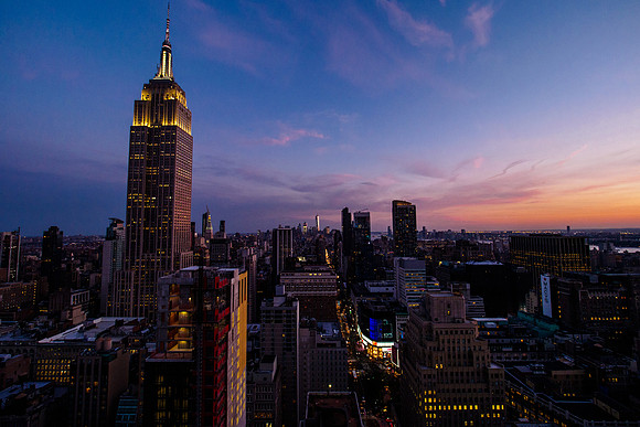 NYC Skyline at night